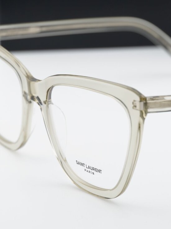 Saint Laurent SL548 SLIM OPT 005 Cat Eye Eyeglasses 55mm - Green main image 9